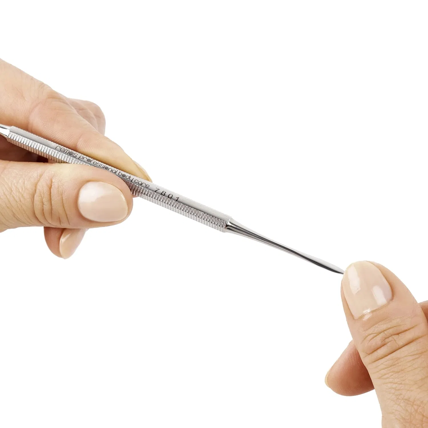 Двусторонний инструмент REMOS Nail Cleaner/Cuticle Pusher из нержавеющей стали, 16 см ‎Remos Professional Body Care — фото 4