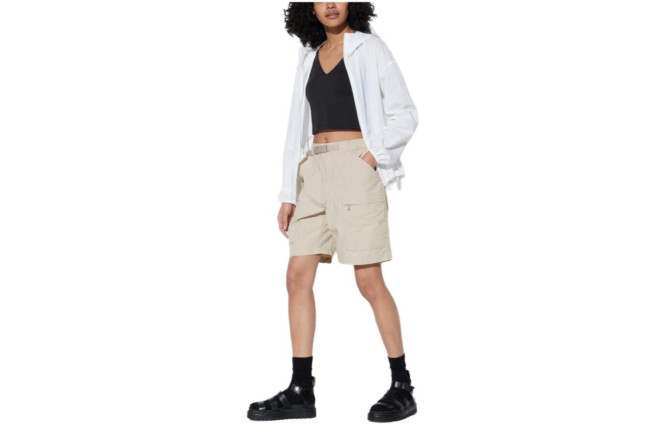 

UNIQLO Повседневные шорты унисекс, цвет 31 Beige