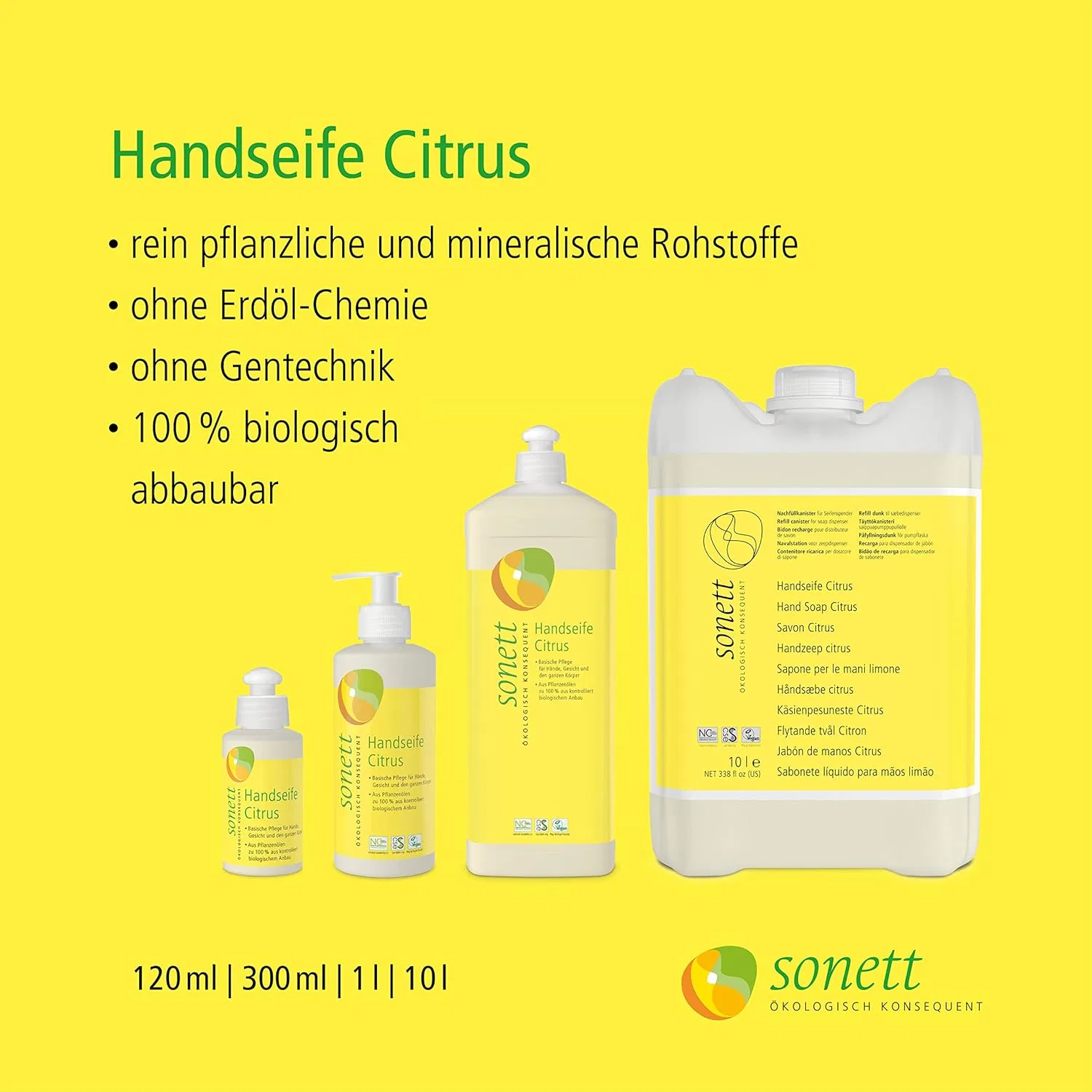 Жидкое мыло для рук Sonett Citrus Sonett — фото 2