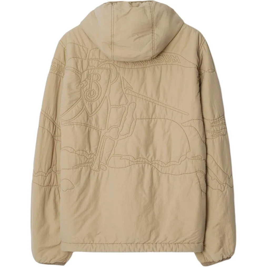 Куртка Burberry Equestrian Knight Design, Orion бежевый — фото 4