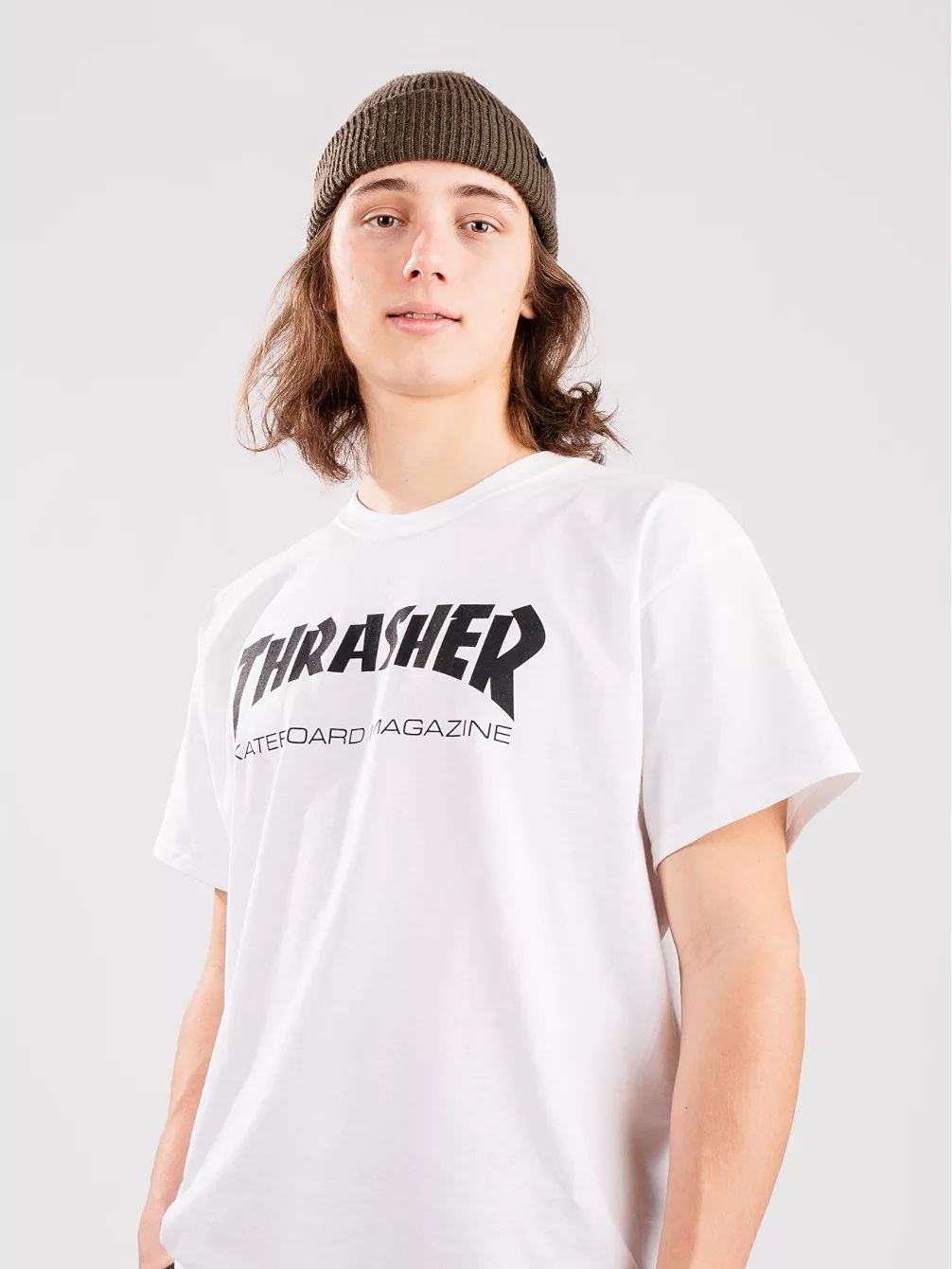 

Футболка «Скейте как на коньках» Thrasher, белый