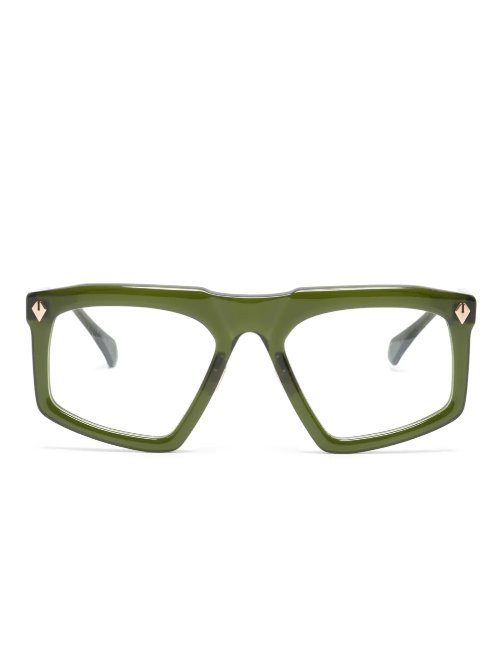 

Очки в квадратной оправе T Henri Eyewear, зеленый