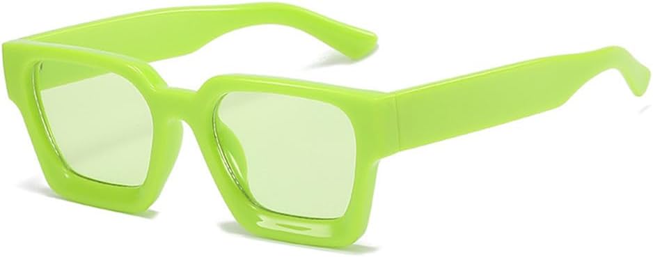 

Женские солнцезащитные очки конфетных цветов с градиентным затемнением UV400, мужские панк-очки для занятий спортом на открытом воздухе, бега и езды generic, Fluorescent Green