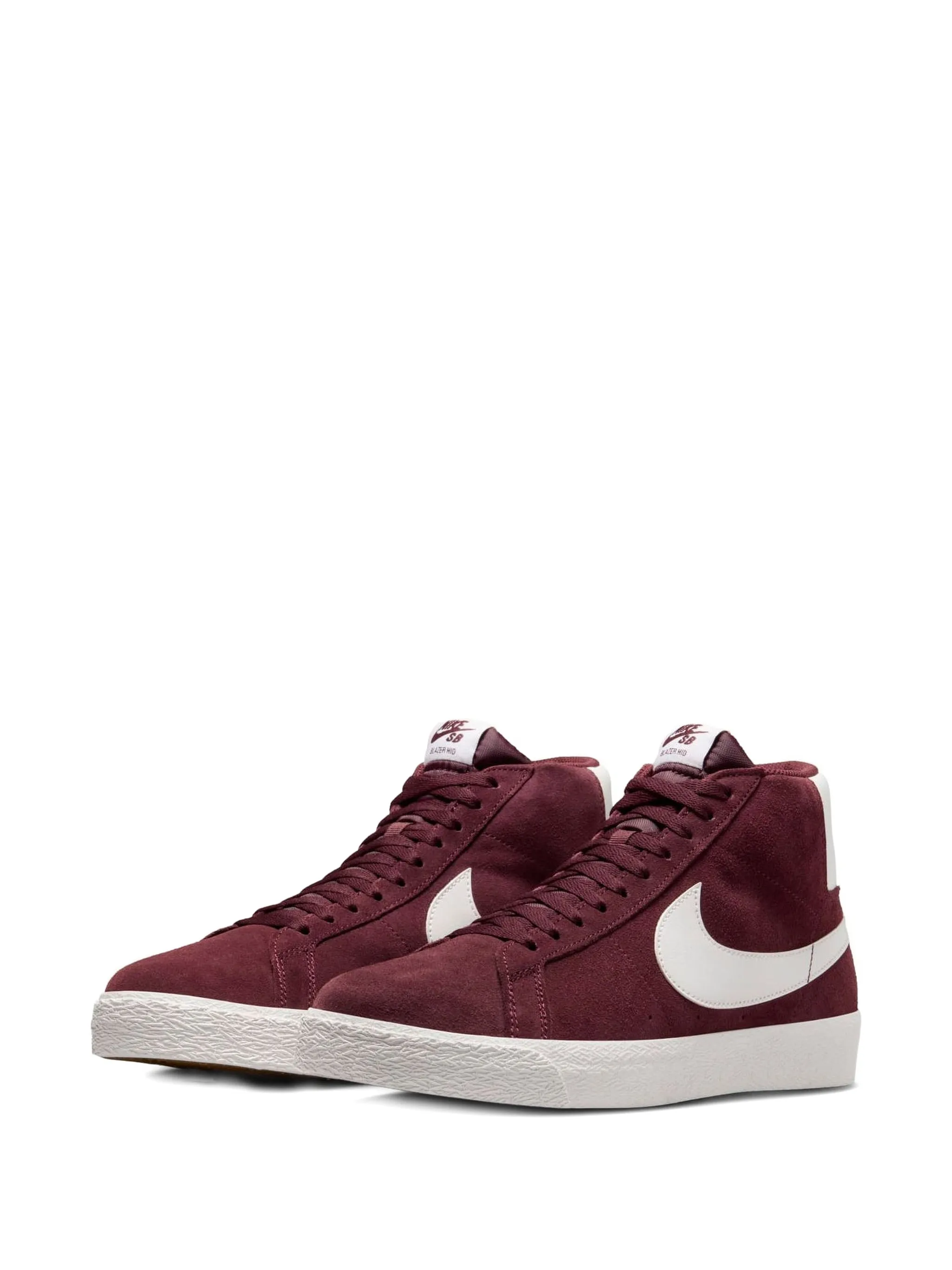 Кеды Zoom Blazer Mid SB с тисненым логотипом Nike, красный — фото 2