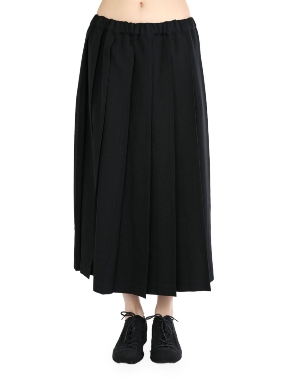 

Comme Des Garçons Comme Des Garçons шерстяная юбка со складками, черный