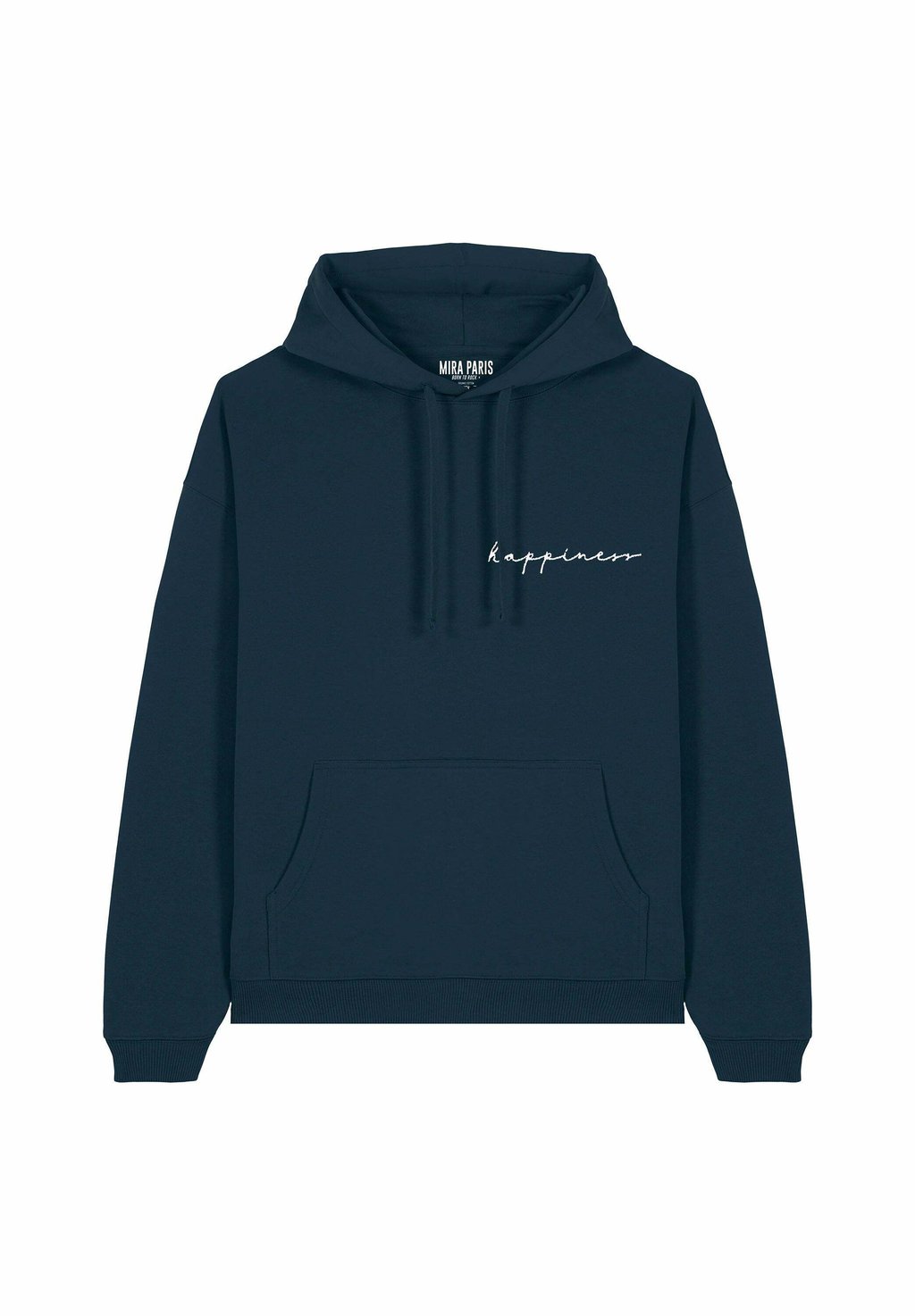 

Толстовка HAPPINESS EMBROIDERY UNISEX - Hoodie Mira Paris, темно-синий