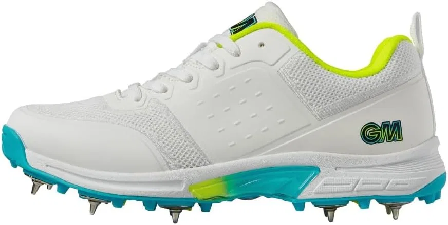 Крикетные кроссовки Gunn & Moore Aion унисекс, White Fluro Yellow Blue — фото 2