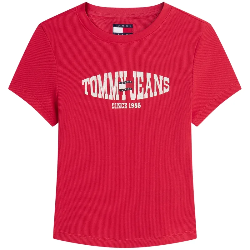 Футболка женская с круглым вырезом Tommy Hilfiger, Red XK3