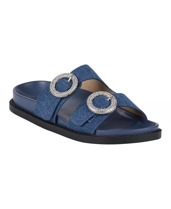 Женские сандалии Jordyn с двумя ремешками и декорированной стелькой GC Shoes, синий