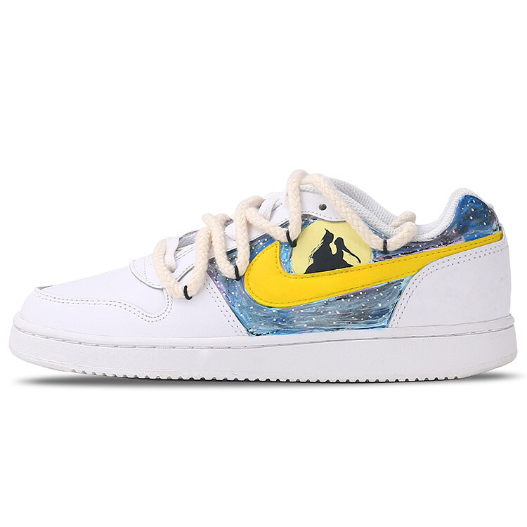 

Кроссовки Nike EBERNON Skateboarding Shoes Women's Low-top Yellow/white/blue, белый