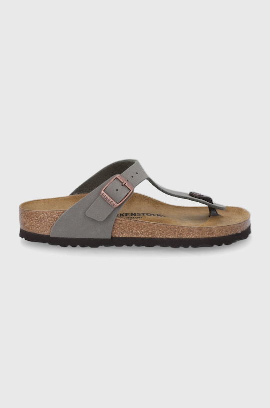 Японские шлепанцы Gizeh Birkenstock, серый