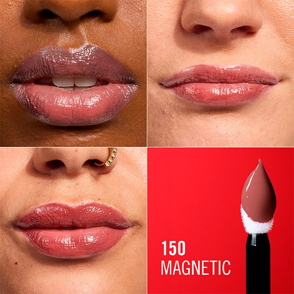 Жидкая помада с эффектом латекса RIMMEL LONDON Thrill Seeker Lip Latex, 150 Magnetic — фото 4