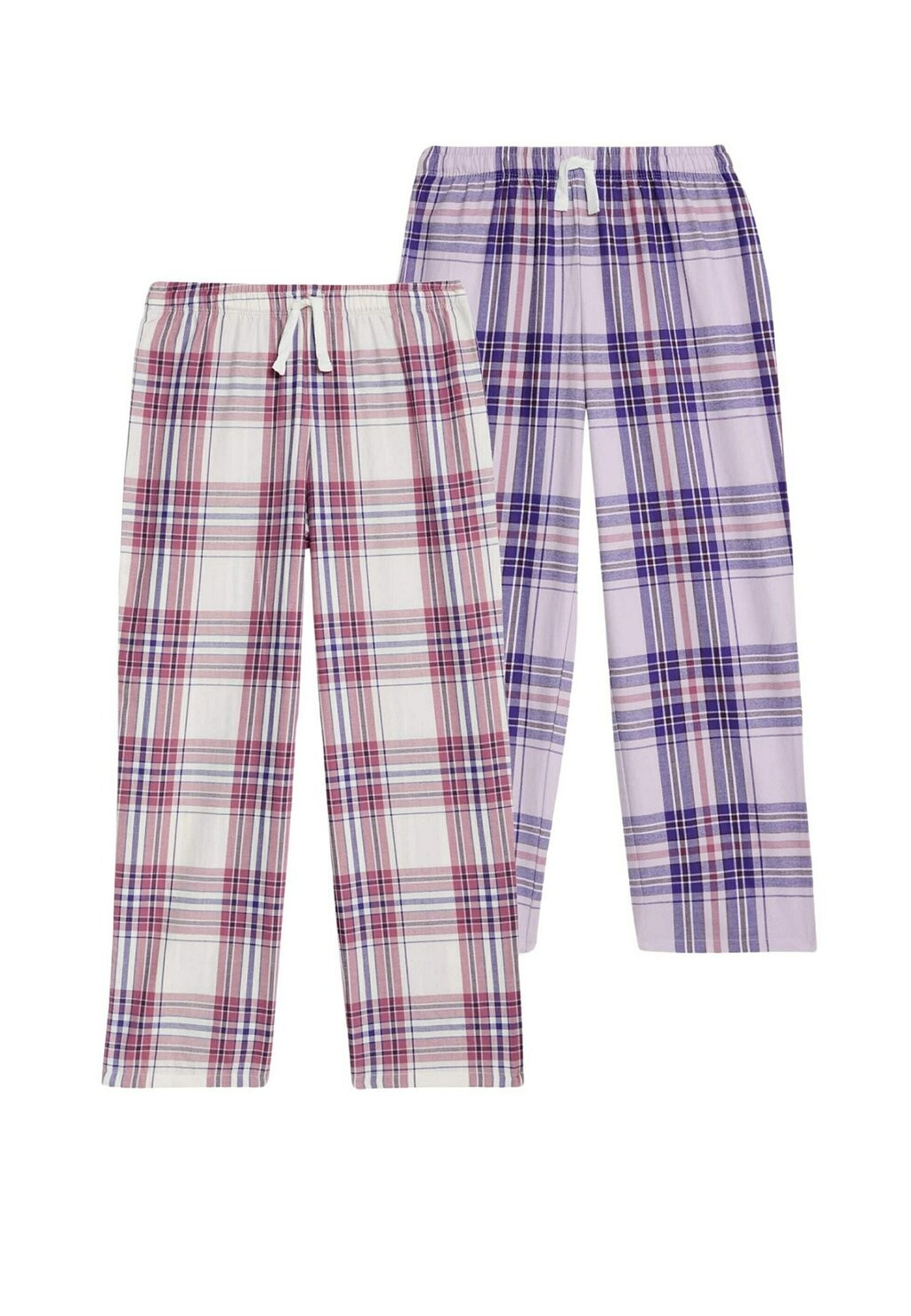 

Пижамные штаны 2 PACK PURE COTTON CHECKED Marks & Spencer, серый