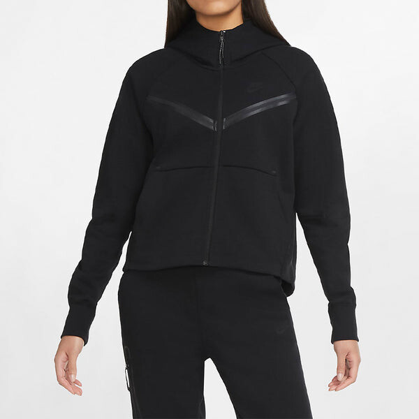 Ветровка Nike Sportswear Tch Flc Wr Hoodie Fz Beyond, черный — фото 4