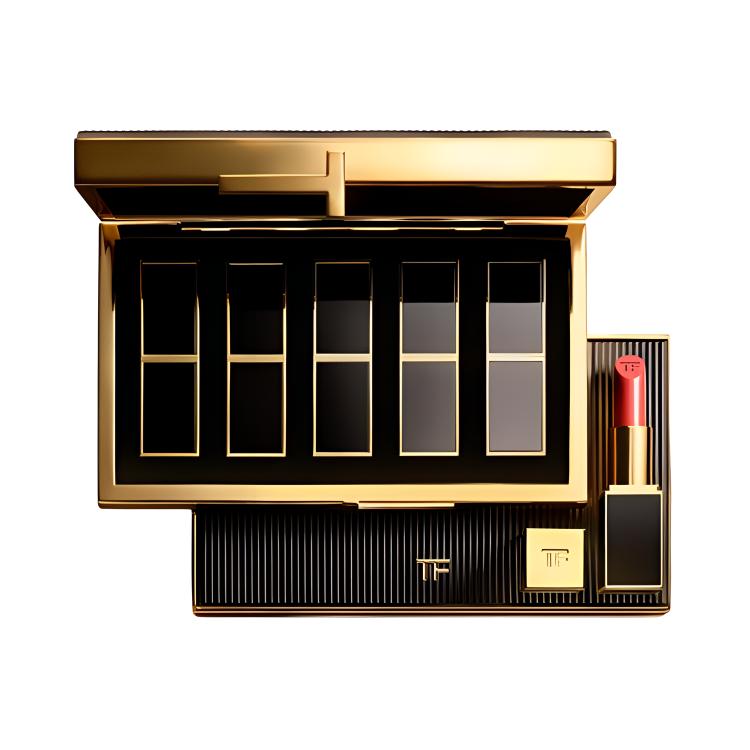 TOM FORD Новый набор помад TF Brand Black Tube 5 цветов, матовая натуральная коллекция из 5 штук, подарок для девушки на день рождения — фото 2