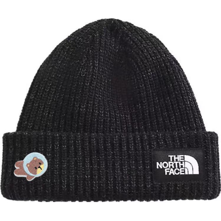 

THE NORTH FACE Полиэстеровая шапка унисекс черная, One Size Black Logo