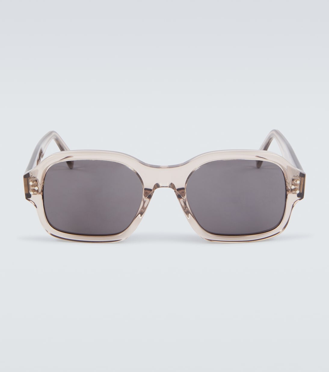 

Солнцезащитные очки в квадратной оправе с 3 точками Celine Eyewear, бежевый