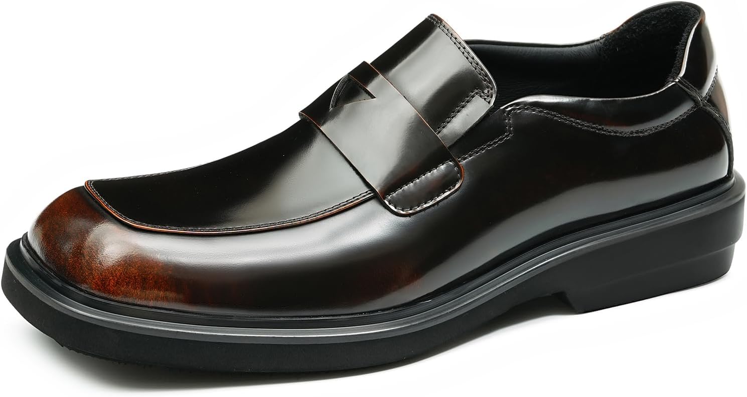 

Мужские лоферы из кожи Neufboissee, коричневый