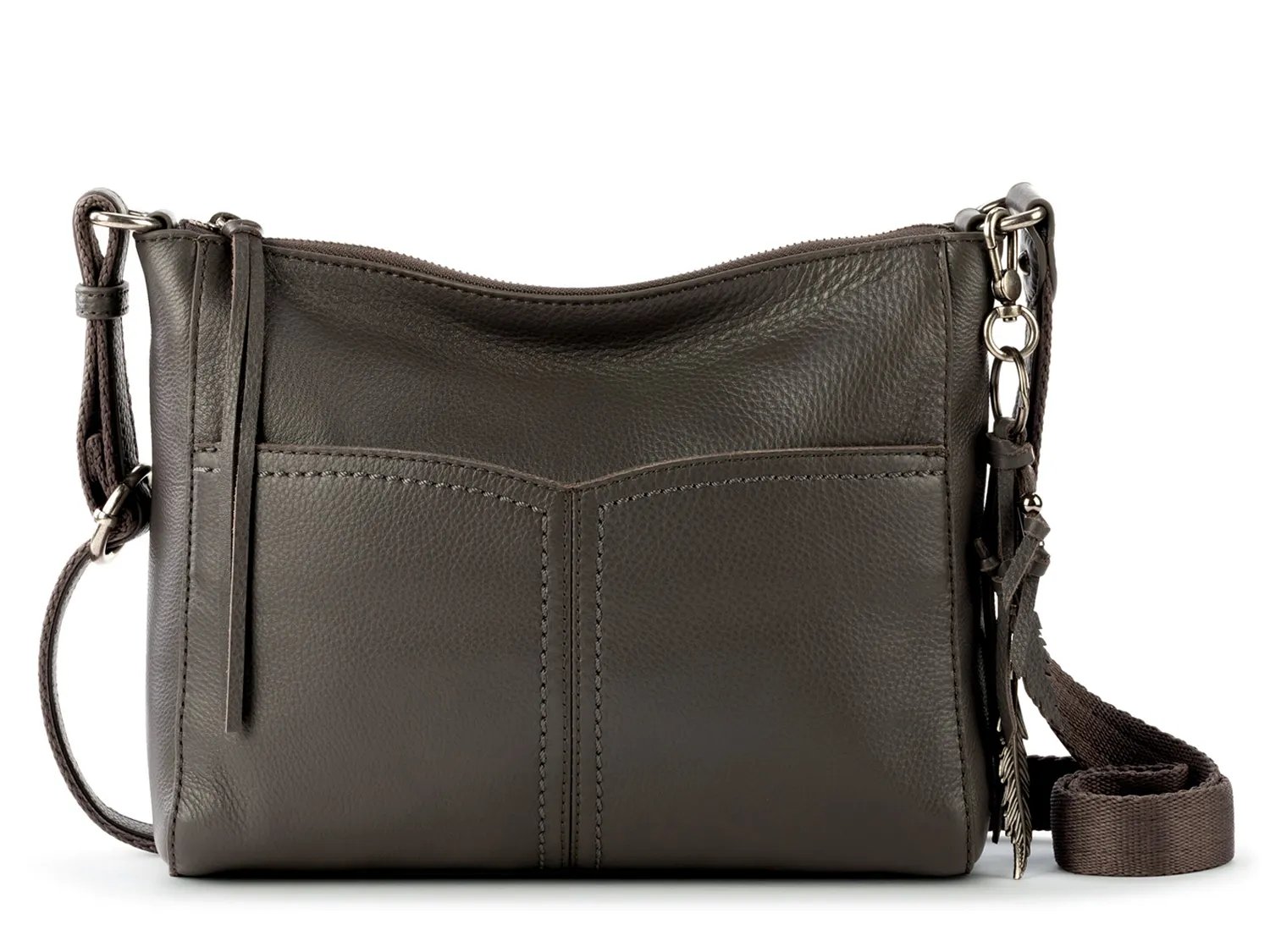 

Сумка кросс-боди The Sak Alameda Crossbody Bag, Grey Leather