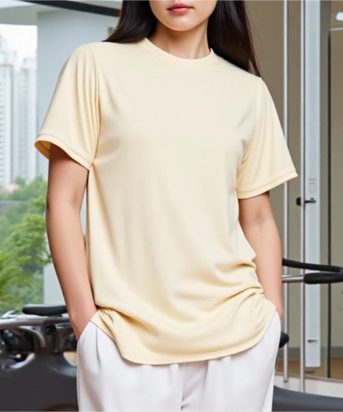 

Футболка с коротким рукавом, Dry Smooth, плотность 122 г United Athle, светло-желтый