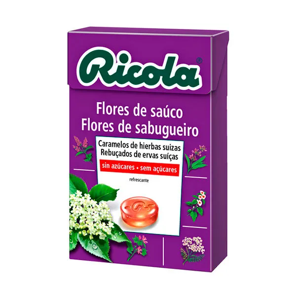 

Швейцарские конфеты с травами Flores De Saúco Ricola, 50 g