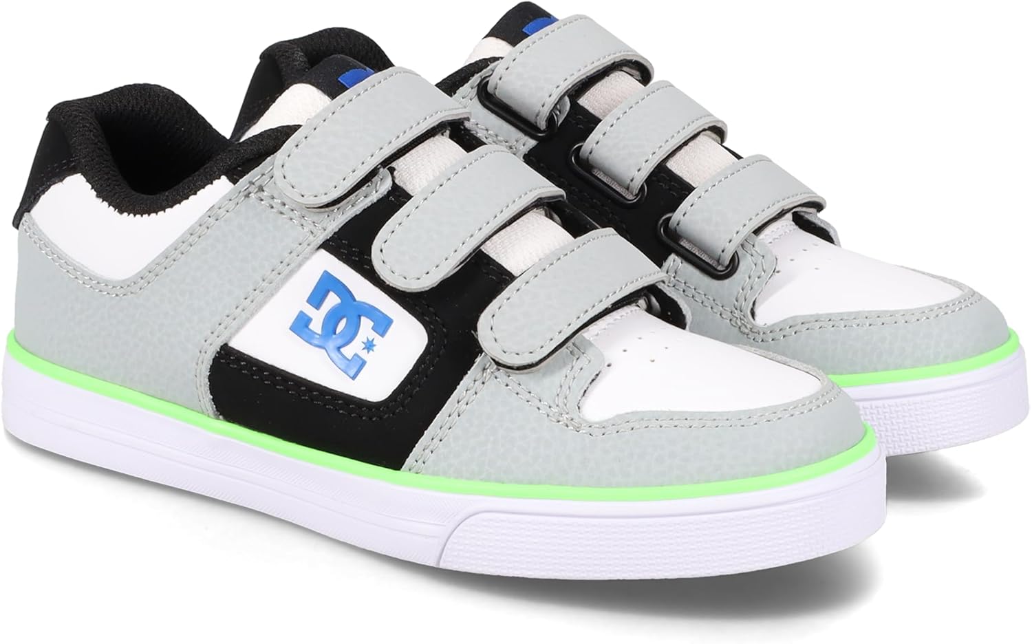 

Кроссовки для детей и подростков DC Shoes Pure Skate, черный/синий/зеленый/серый
