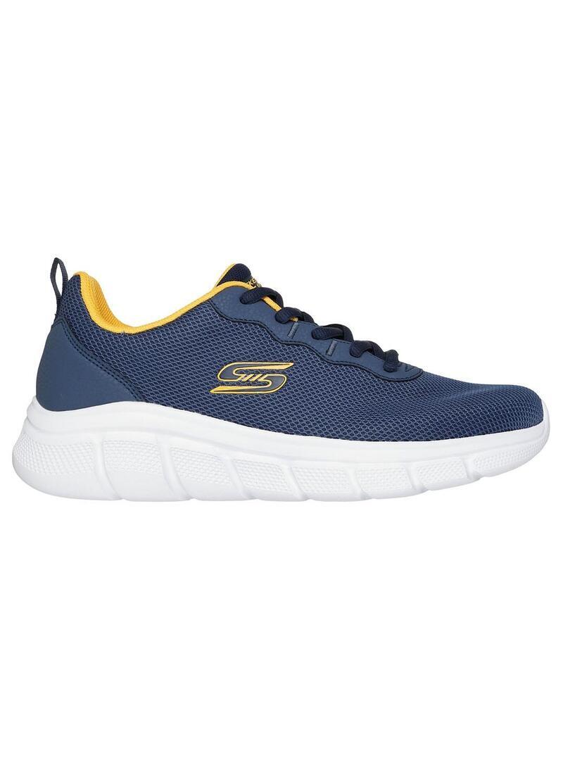 

Кроссовки мужские Skechers Bobs Sports темно-синего цвета.
