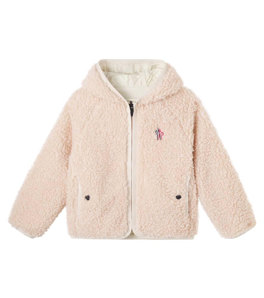 

Двусторонняя худи-плюш Moncler Grenoble Enfant, Pink