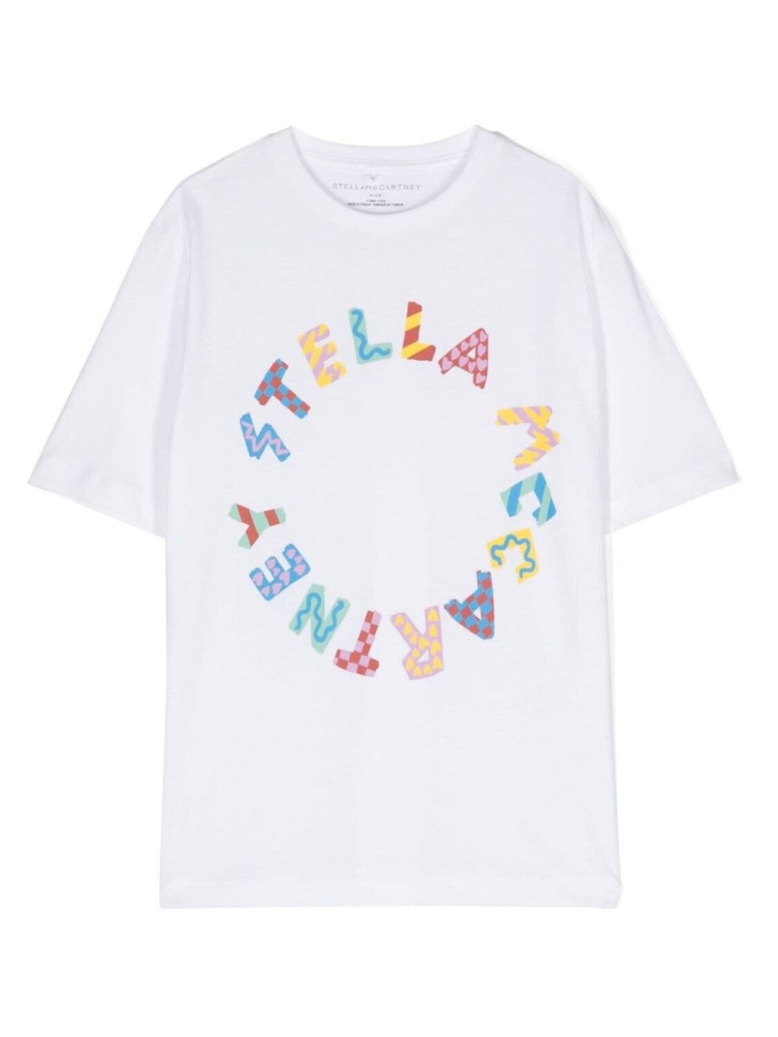 

Stella McCartney Kids футболка с логотипом, белый