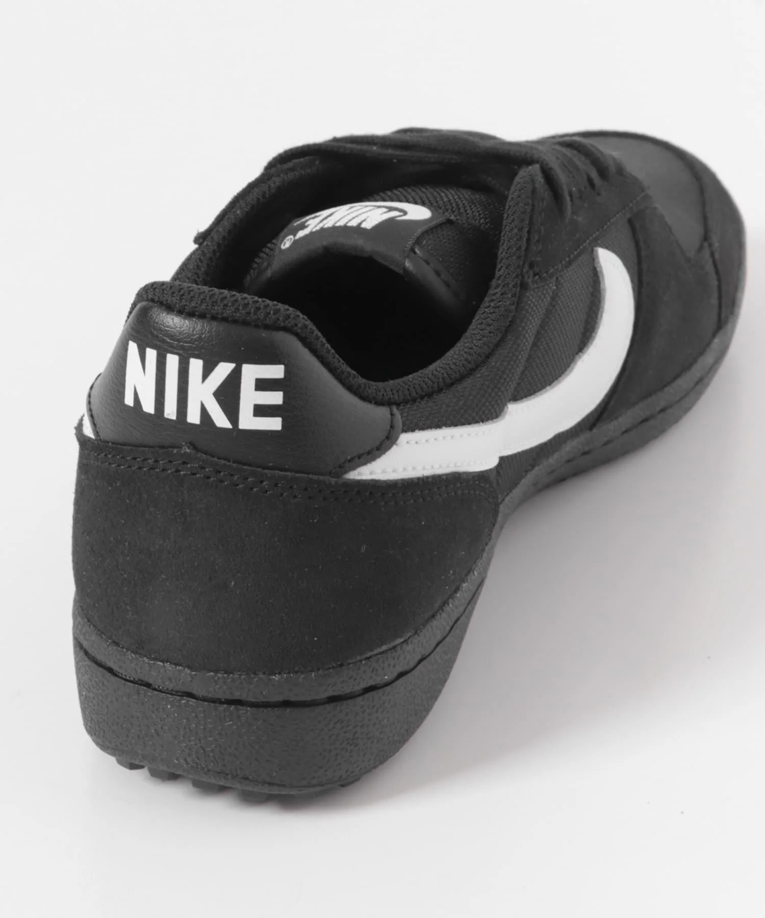 Мужские кроссовки из натуральной кожи Nike Field General чёрные — фото 4