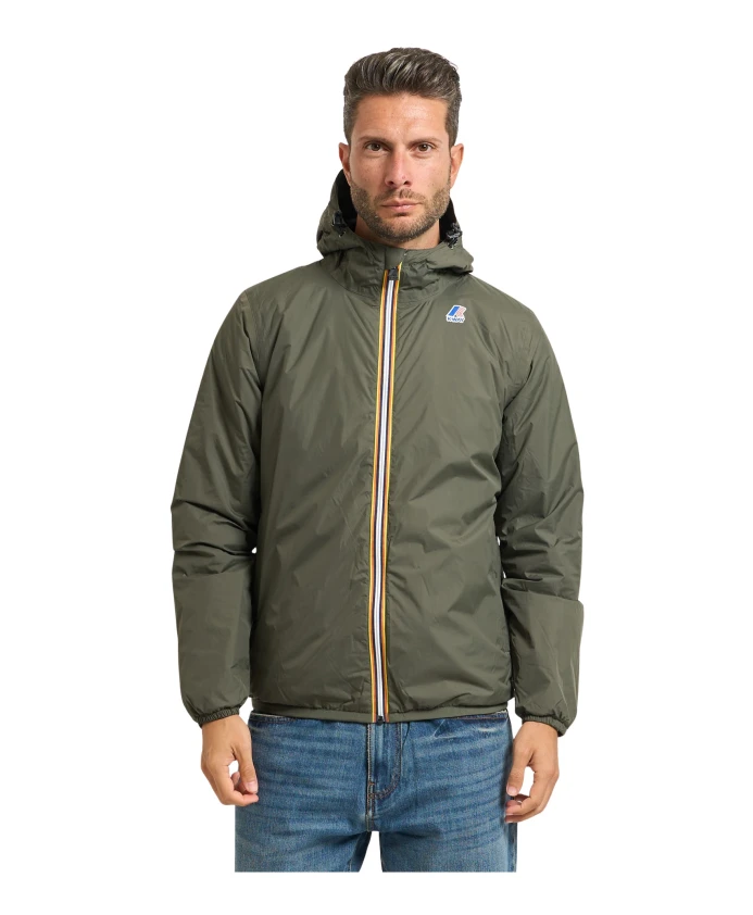 

Зеленая водонепроницаемая ветрозащитная дышащая куртка K-Way, зеленый