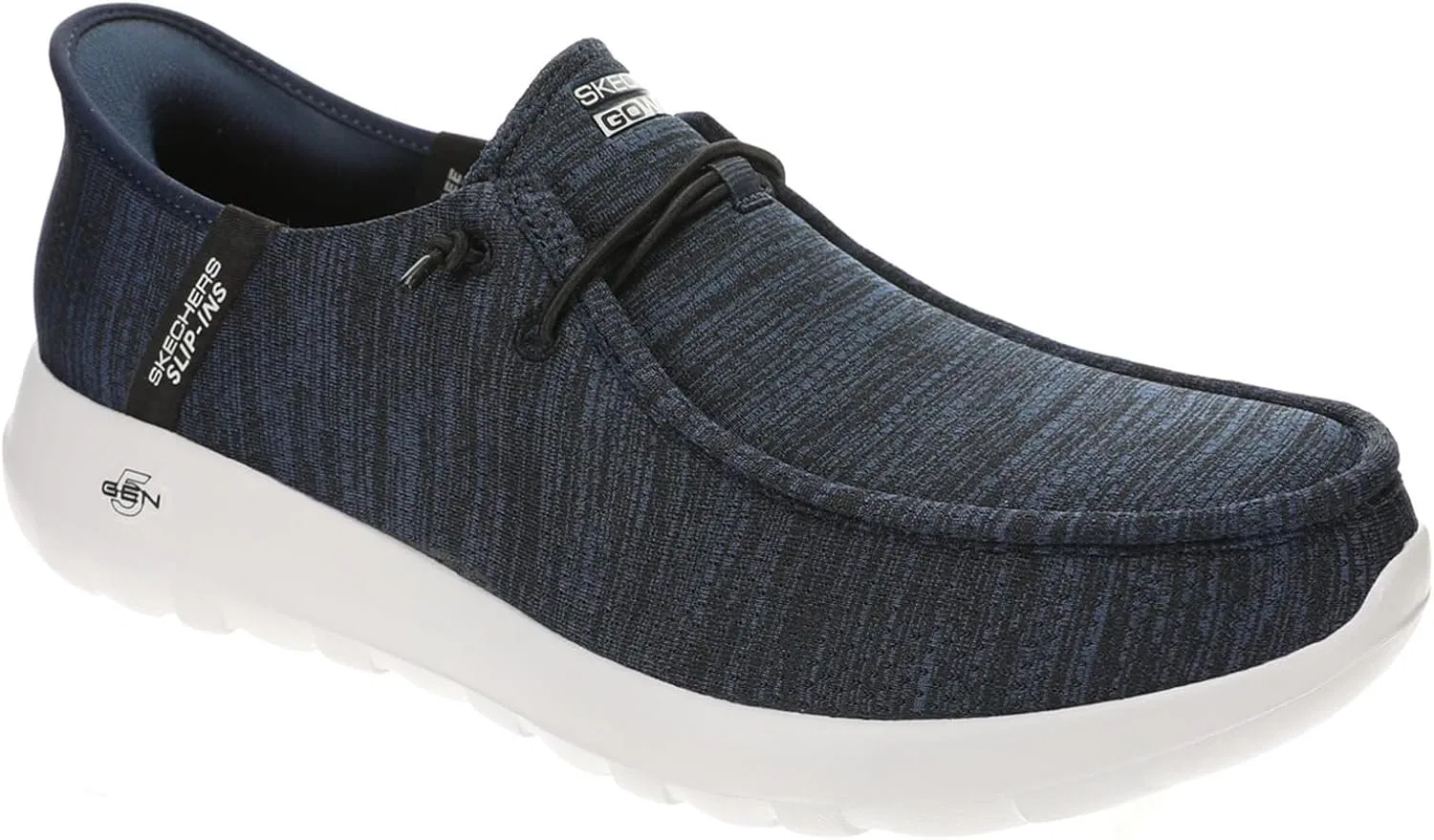Женские слипоны Skechers Gowalk Max Slip-Ins - спортивные повседневные прогулочные кроссовки | Кроссовки с воздушной подушкой и эффектом памяти, Navy — фото 2