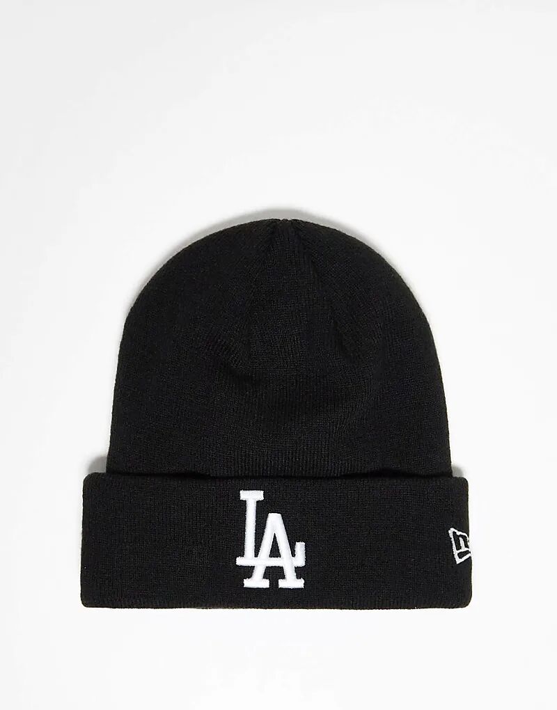 

Шапка-манжета LA Dodgers черного цвета New Era