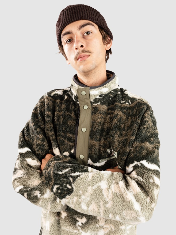 

Флисовый пуловер Columbia Helvetia II Printed Half Snap Fleece Half-Zip Fleece Pullover, safari sisters