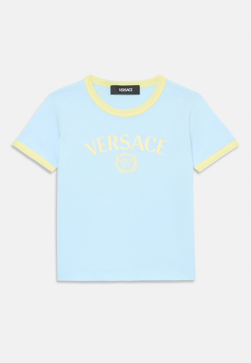 

Футболка с принтом MEDUSA LOGO UNISEX Versace, светло-голубой