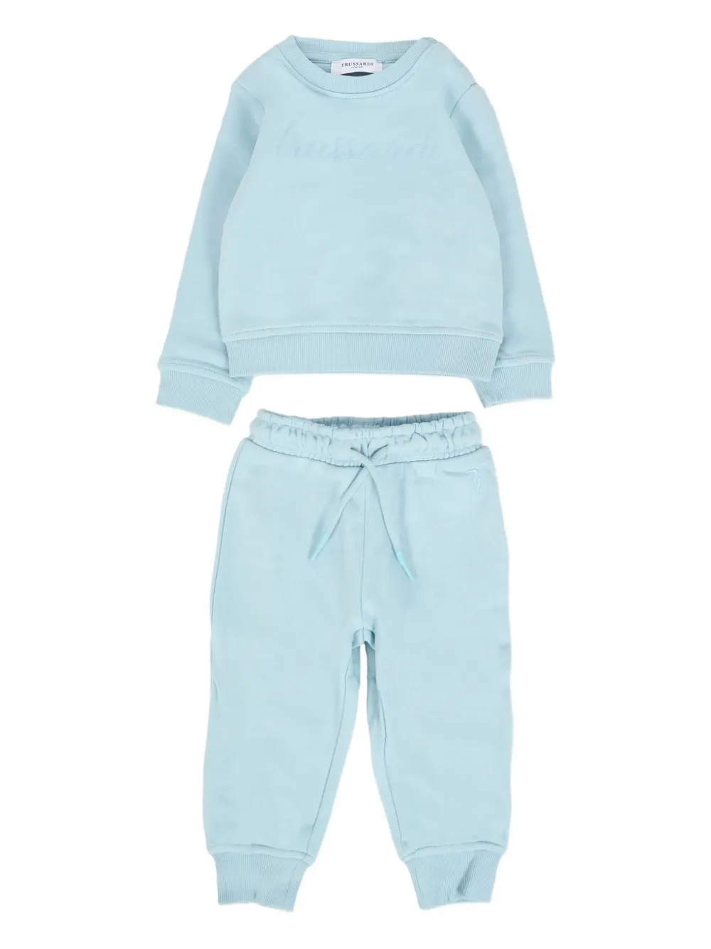 

Спортивный костюм с вышитым логотипом TRUSSARDI JUNIOR, синий