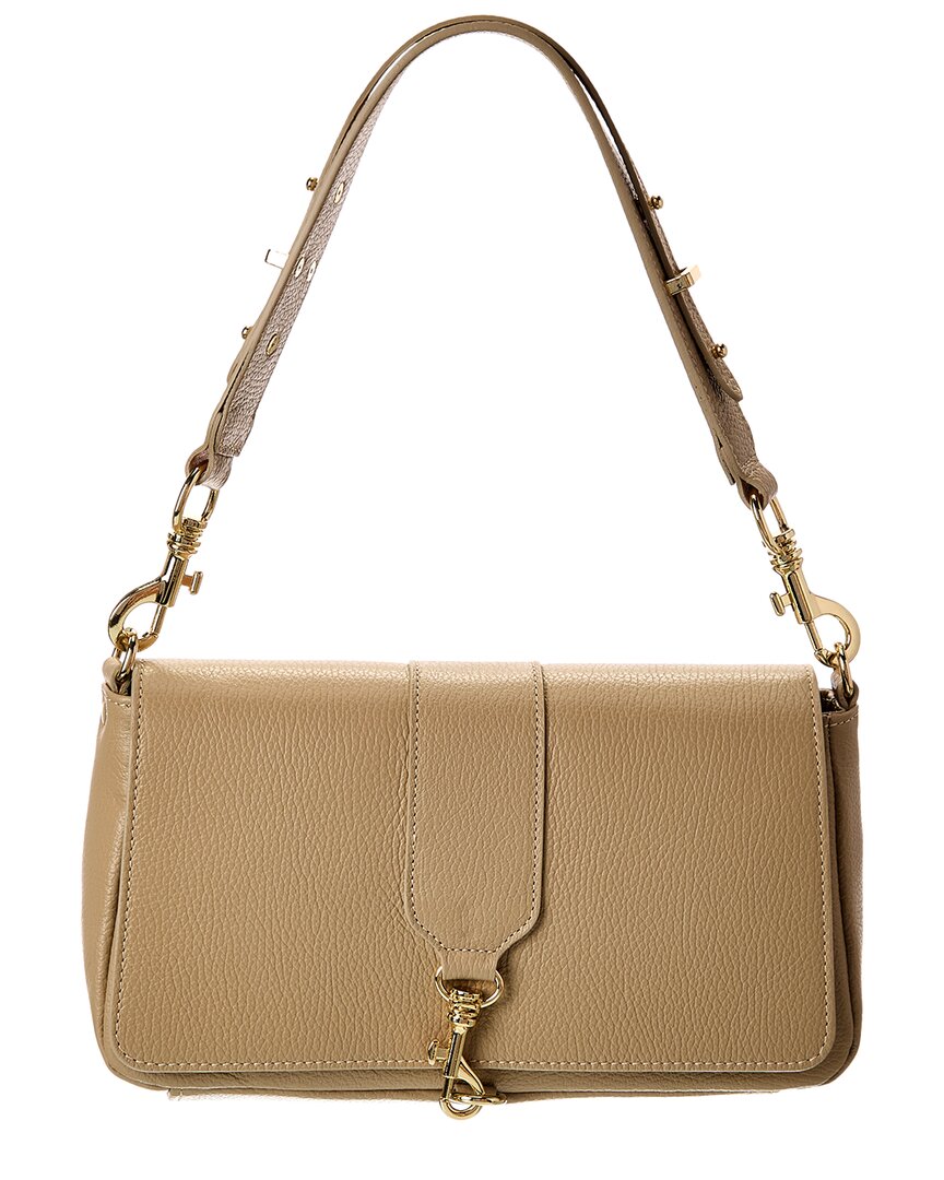 

Итальянская кожаная сумка через плечо Italian Leather, коричневый