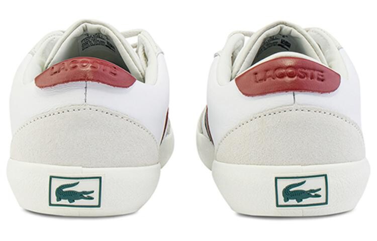 Кеды, скейтборд обувь женская низкая серый/белый Lacoste — фото 3