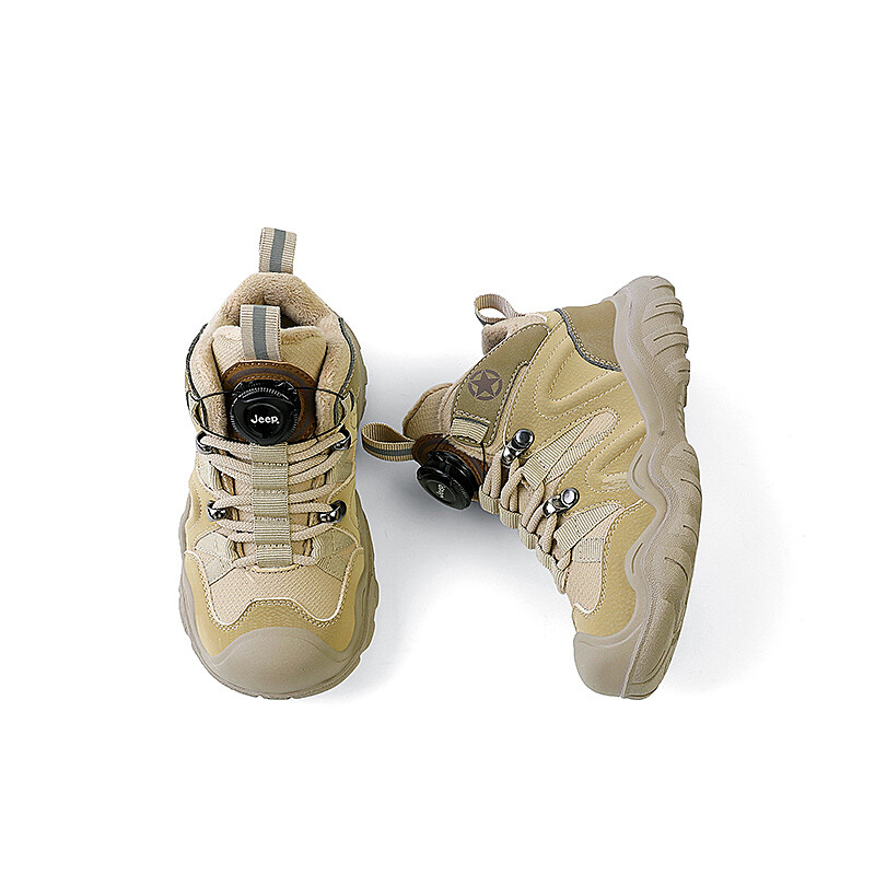 Кроссовки Jeep Kids Lifestyle Shoes Kids High-top Khaki, хаки — фото 4