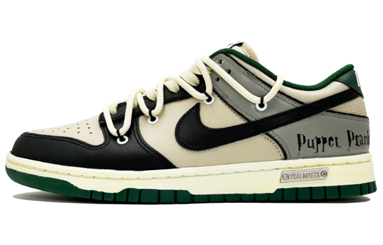 

Nike Данк лоу-топ скейтборд обувь унисекс бежево-черные экрю, цвет Ecru