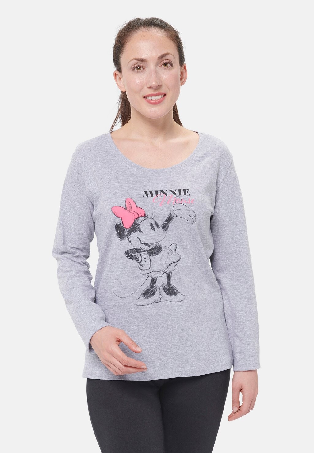 

Верх пижамы MINNIE MOUSE SET LANGARM OBE Disney, серый