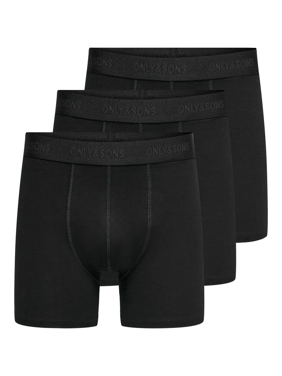 

Чемодан ONLY & SONS "ONSFITZ SOLID BLACK TRUNK 3PACK NOOS" (упаковка, 3 шт.), цвет Black Black Waist