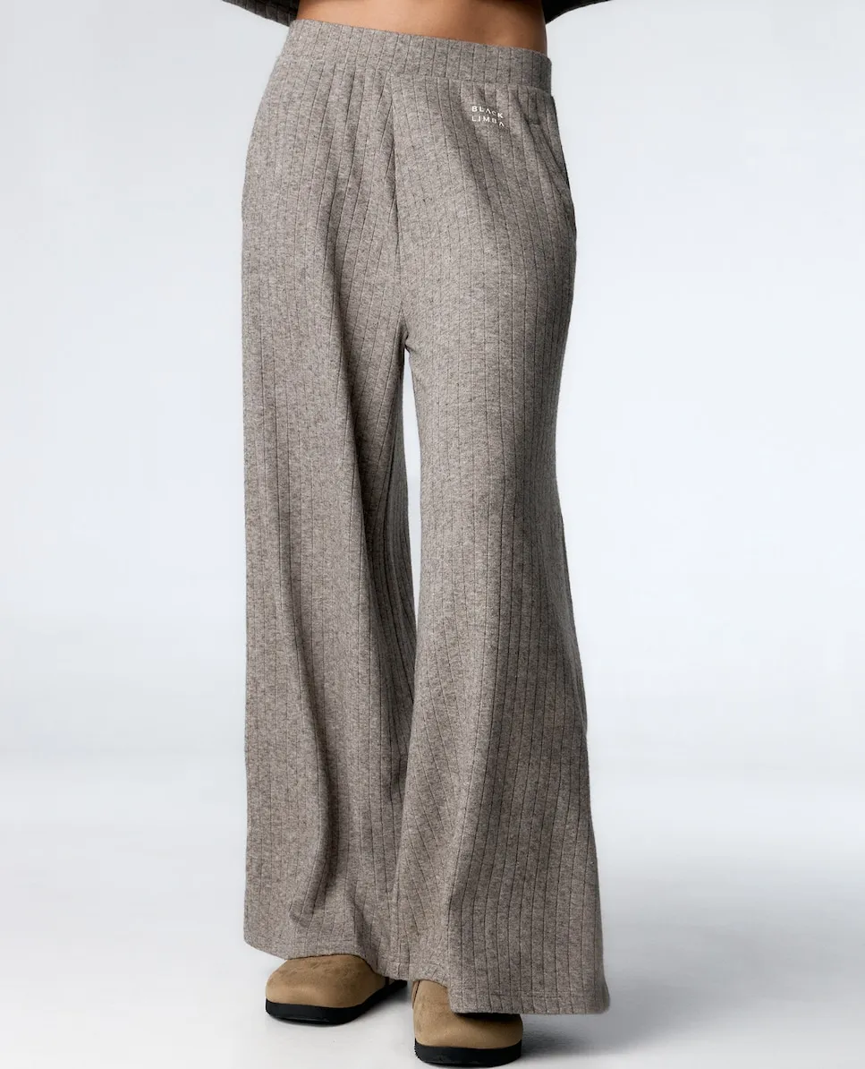 

Женские спортивные брюки с средней посадкой и широкими штанинами Black Limba, серый