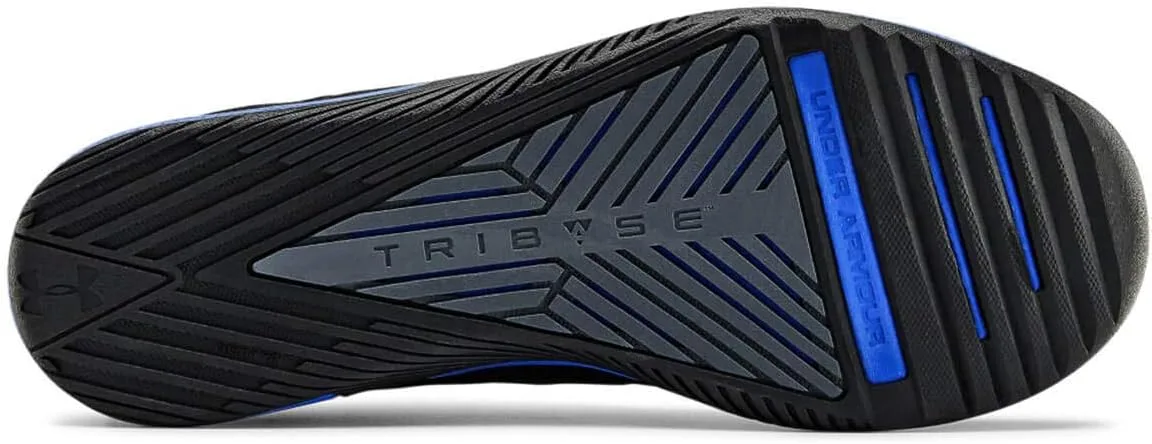 Мужские повседневные кроссовки Under Armor UA Tribase Thrive Under Armour, черный/синий/серый — фото 3