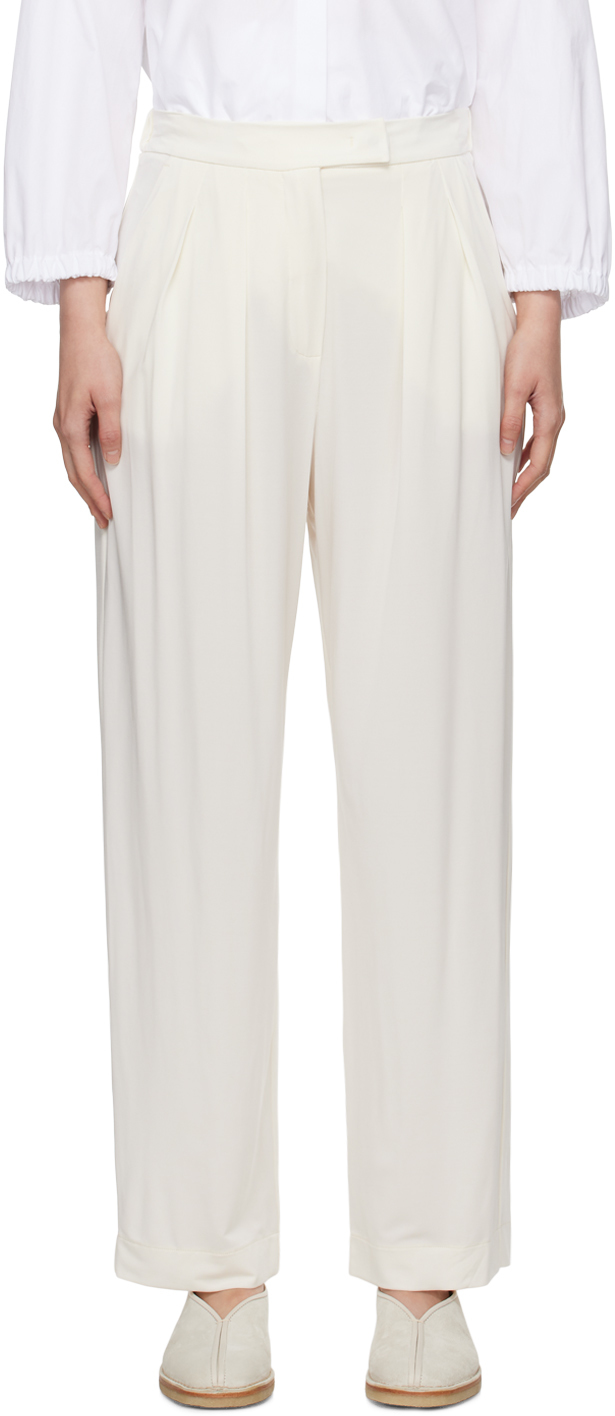 

Брюки Giochi цвета Off-White Max Mara Leisure