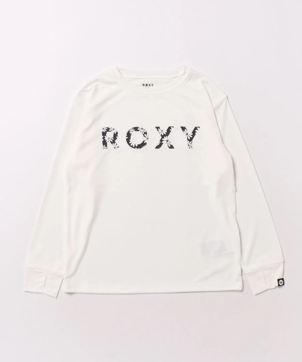 Детская длинная рашгард ROXY SPLASHY L/S белая