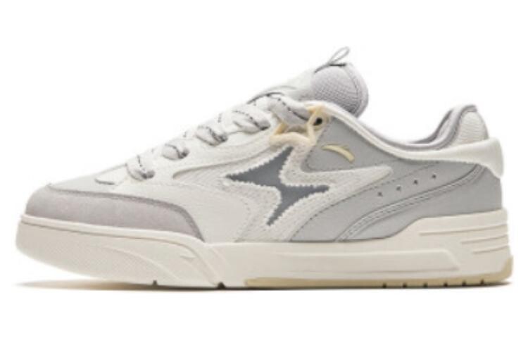

Кроссовки ANTA Skateboarding Shoes Women's Low-top Gray/White, серый/белый