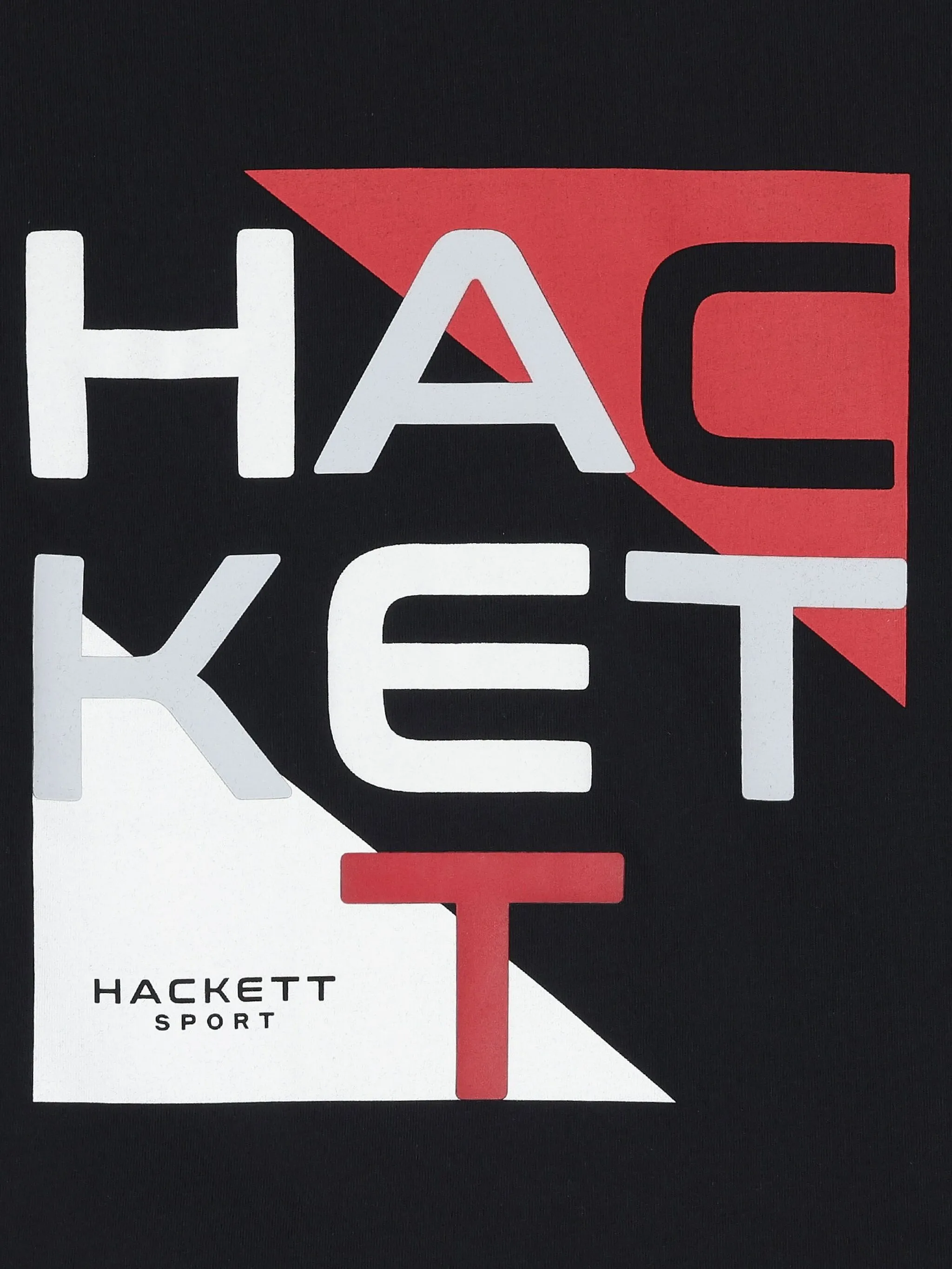 Хлопковая футболка Hackett Kids, черный — фото 3
