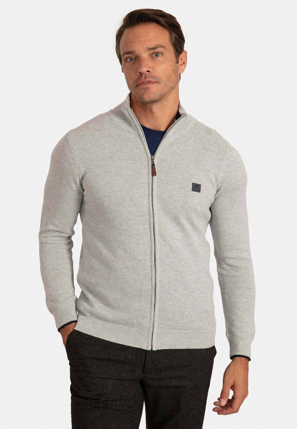 

Кардиган Rice Full Zip Williot, цвет grey