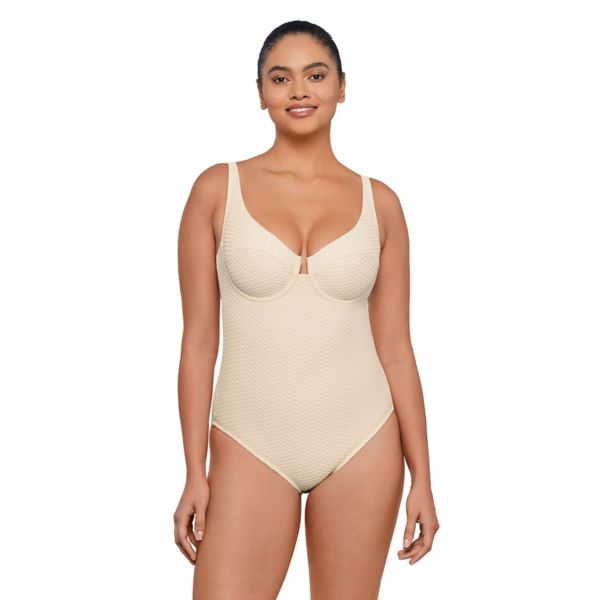 

Женский слитный купальник на косточках S3 Swim, цвет pearl